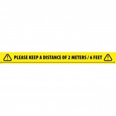 Social Distancing Tape 2 Metres / 6 Feet