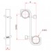 Doughty Hook Clamp D/Ended 180 Twist (150Mm Centres) T19700 Doughty Hook Clamp D/Ended 180 Twist (150Mm Centres) T19700
