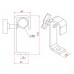 Doughty Hook Clamp 30Mm Standard (25 X 6 Flat) T20200 Doughty Hook Clamp 30Mm Standard (25 X 6 Flat) T20200