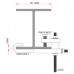 Doughty Adjustable Girder Clamp L/D (100mm - 140mm) T29800