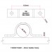 Doughty Saddle Clamp 48Mm (Black) T30801