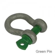 Doughty Bow Shackle 10mm (Green Pin) (Conforms To En13889 & Us Fed Spec Rr-C-271) T39301