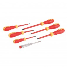 Silverline VDE Soft-Grip Electricians Screwdriver Set 928227