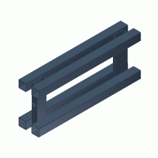 Triple E Unitrack Straight Section - 0.25m 